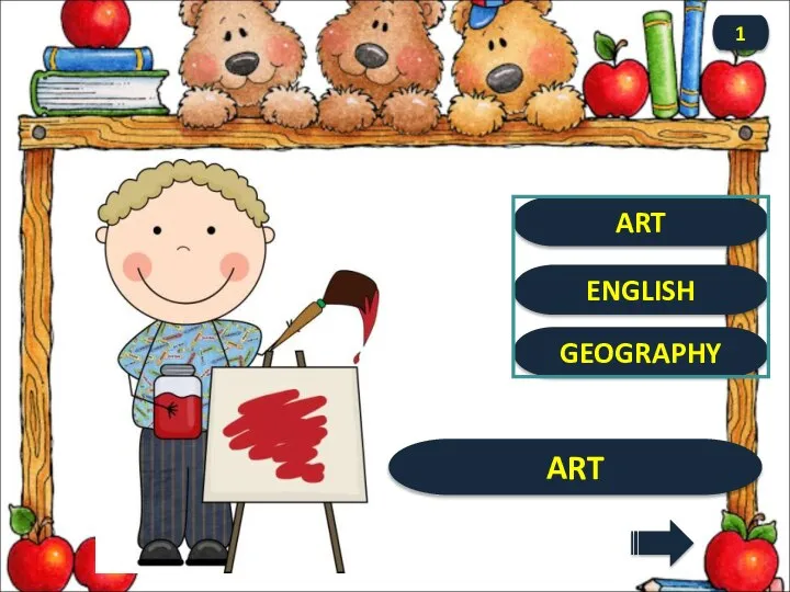 ART ART 1 ENGLISH GEOGRAPHY