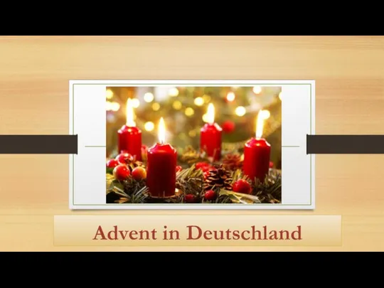 Advent in Deutschland