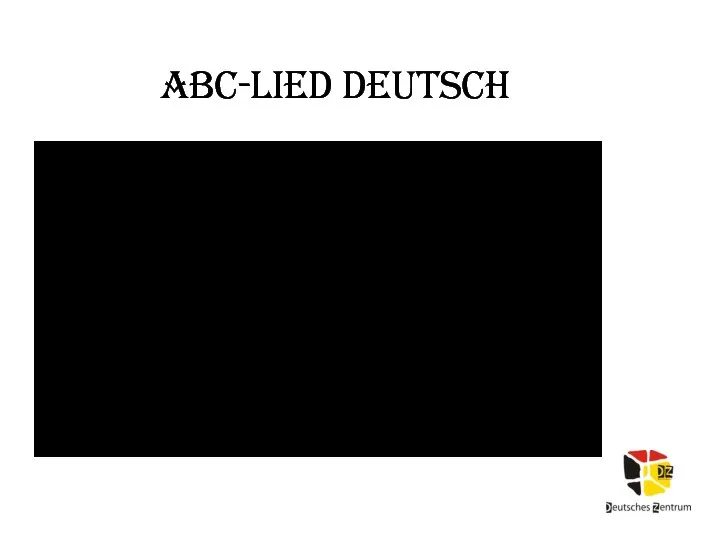 ABC-Lied Deutsch