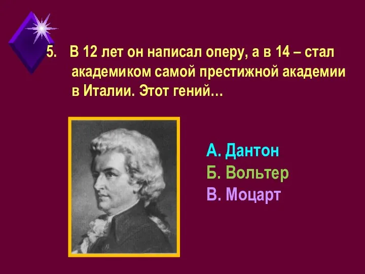 В 12 лет он написал оперу, а в 14 – стал