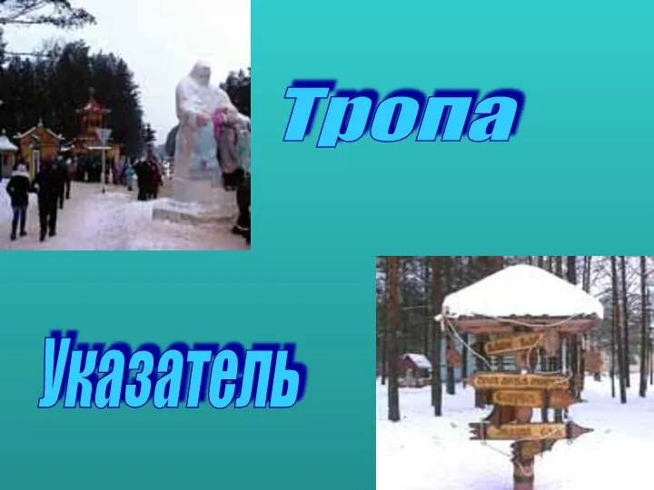 Тропа Указатель