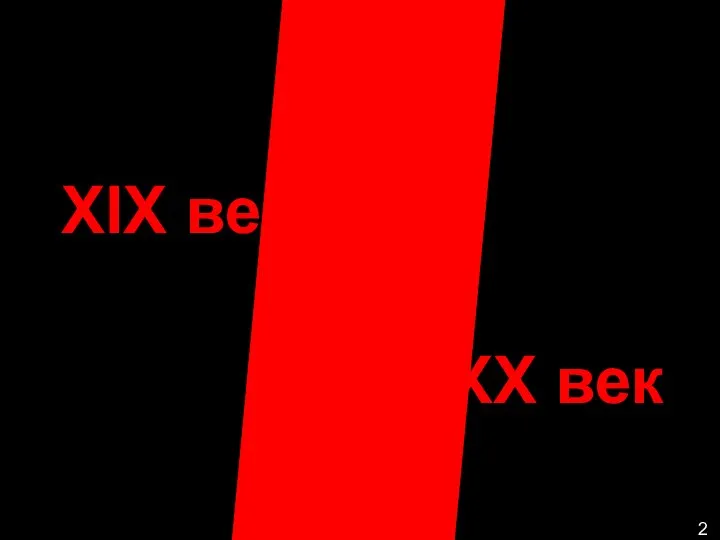 XIX век XX век 2