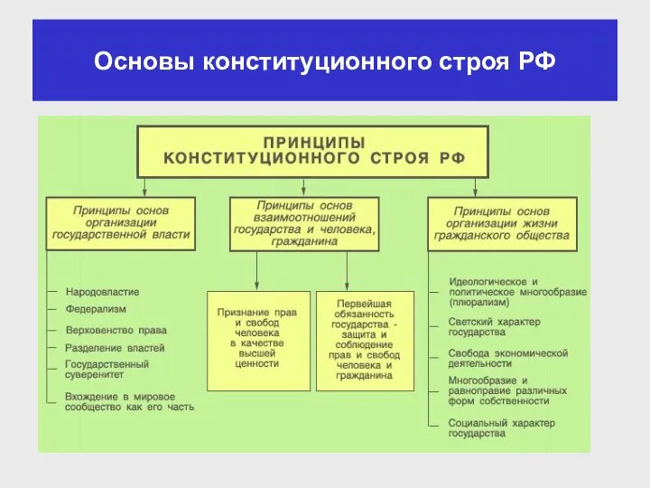 Основы конституционного строя РФ