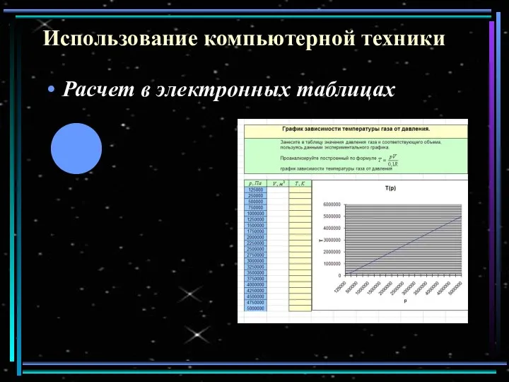 Использование компьютерной техники Расчет в электронных таблицах