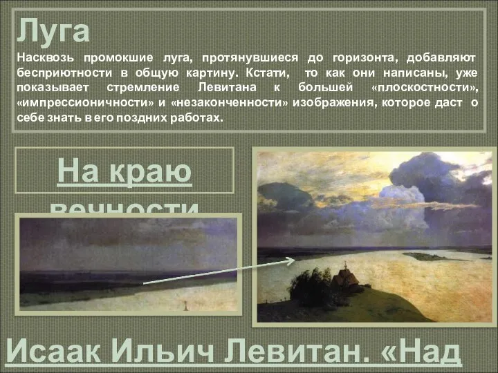 Исаак Ильич Левитан. «Над вечным покоем» 1894 г. ГТГ Луга Насквозь