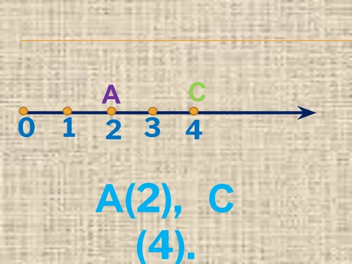 1 0 2 3 4 А С А(2), С(4).