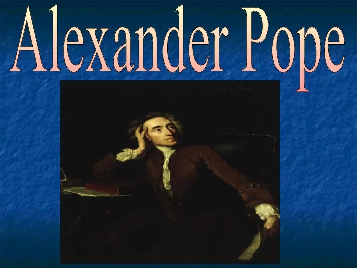 Alexander Pope