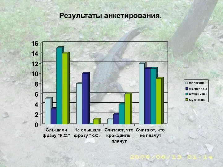 Результаты анкетирования.