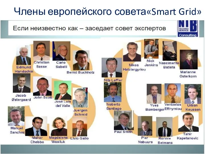 Члены европейского совета«Smart Grid»