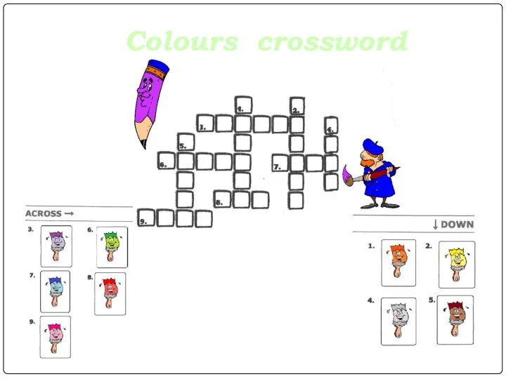 Colours crossword