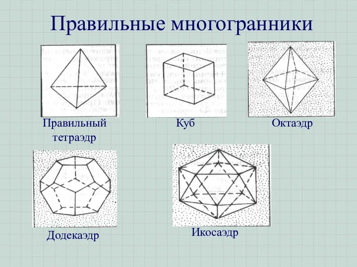 Правильные многогранники