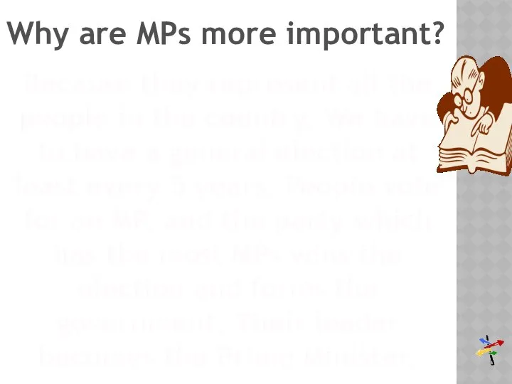 Why are MPs more important? Because they represent all the people