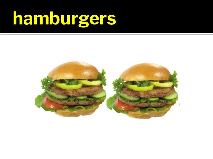 hamburgers