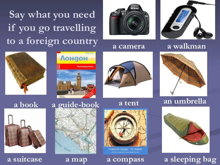 Say what you need if you go travelling to a foreign