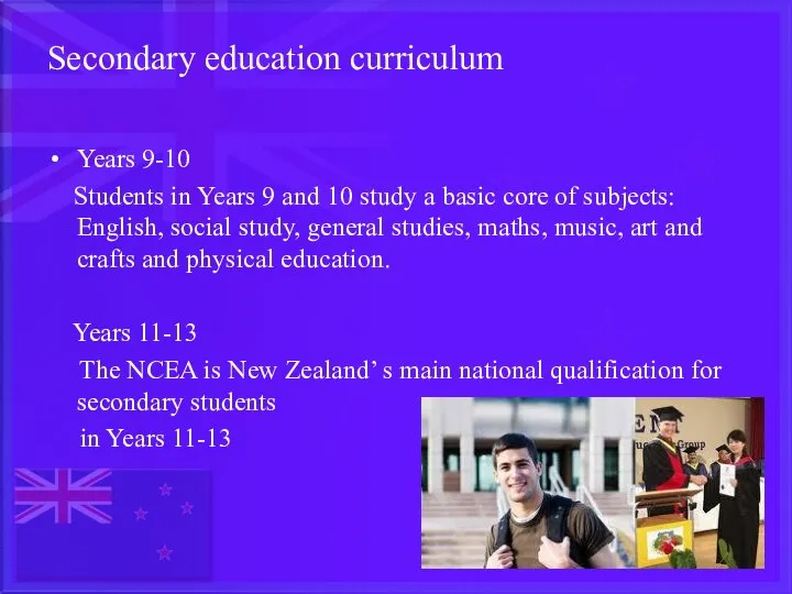 Secondary education curriculum Years 9-10 Students in Years 9 and 10