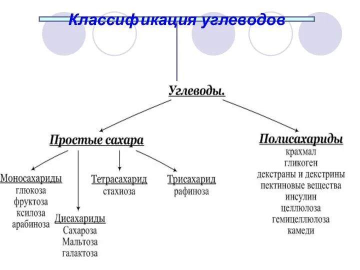 Классиф икация углеводов