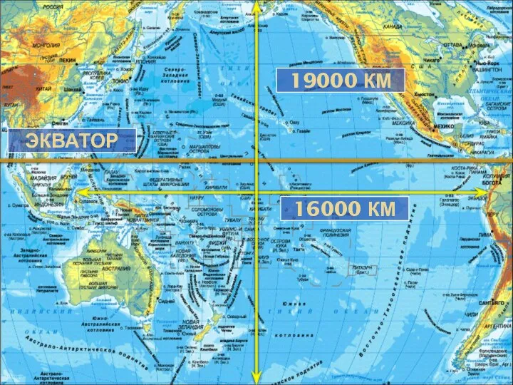 ЭКВАТОР 16000 КМ 19000 КМ