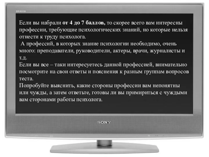 Если вы набрали от 4 до 7 баллов, то скорее всего