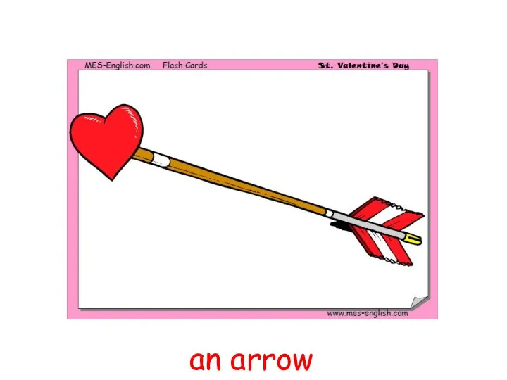 an arrow