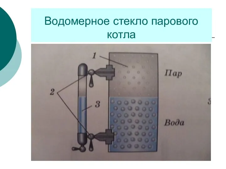 Водомерное стекло парового котла