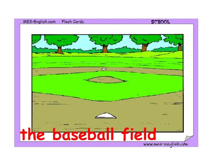 the baseball field