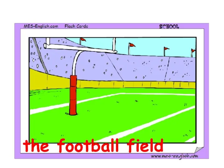 the football field