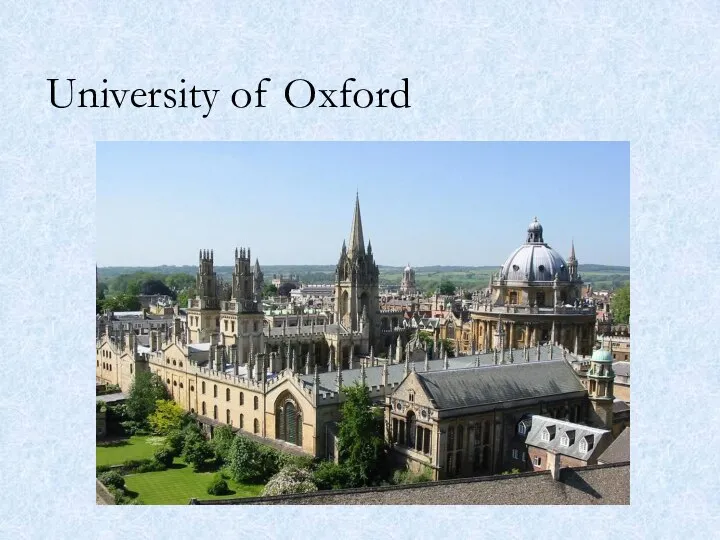 University of Oxford