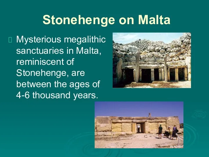 Stonehenge on Malta Mysterious megalithic sanctuaries in Malta, reminiscent of Stonehenge,