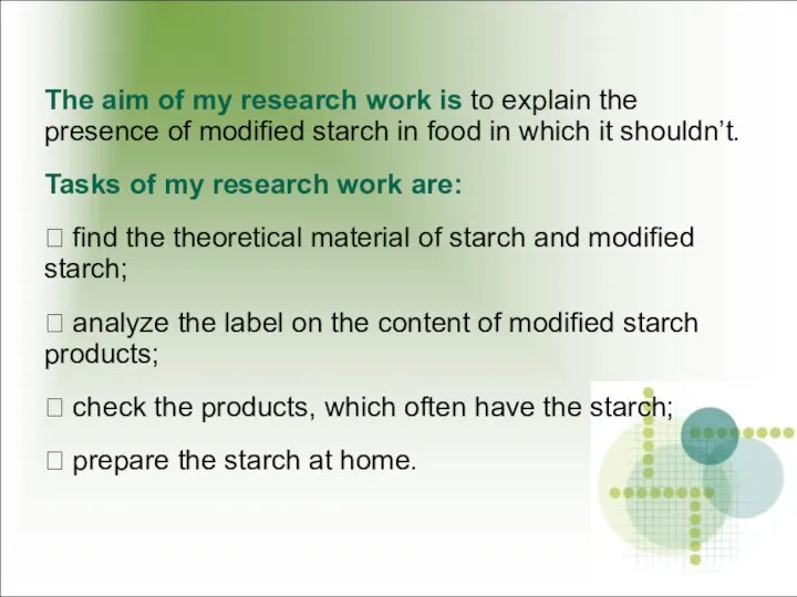 The aim of my research work is to explain the presence