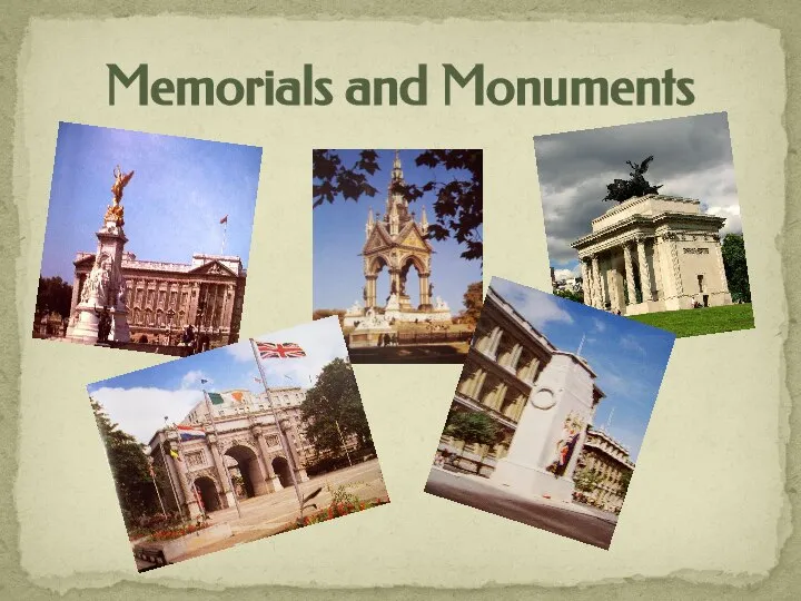 Memorials and Monuments