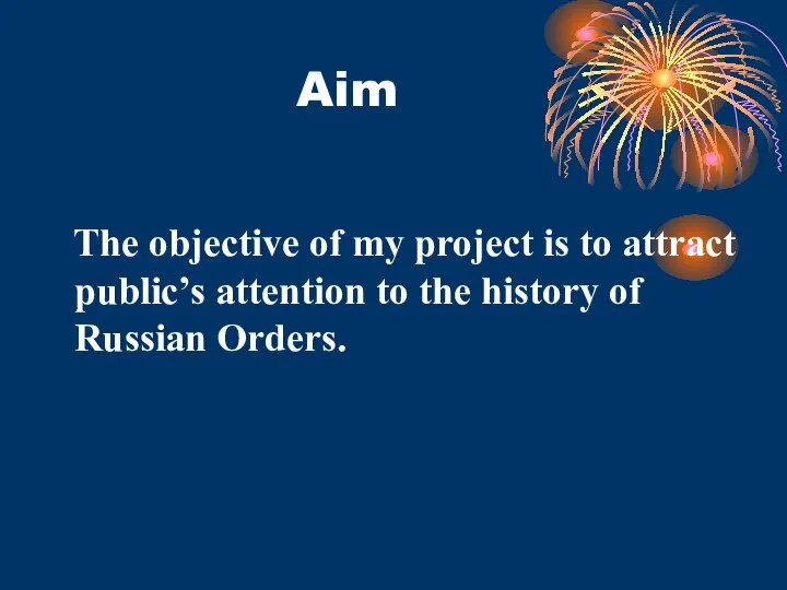 Aim The objective of my project is to attract public’s attention