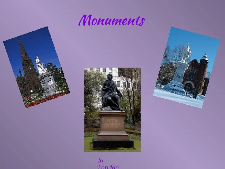 Monuments In London