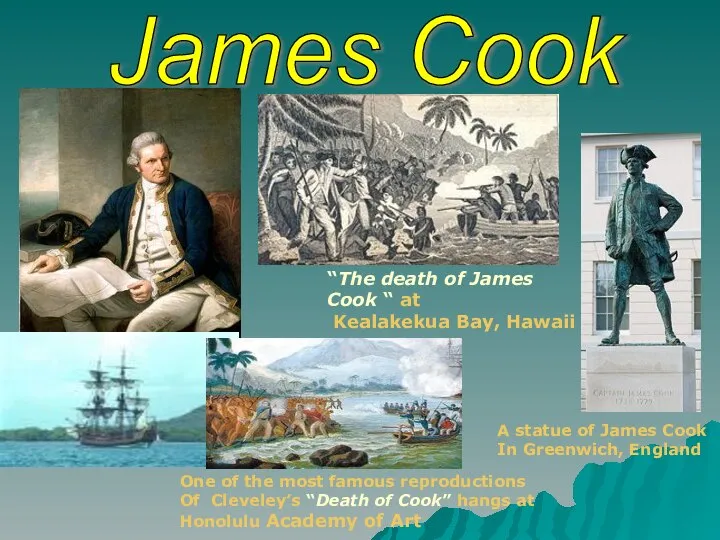 James Cook “The death of James Cook “ at Kealakekua Bay,