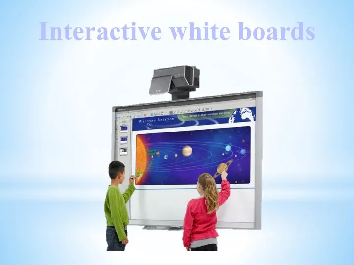 Interactive white boards