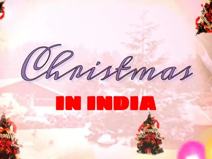 IN INDIA Christmas