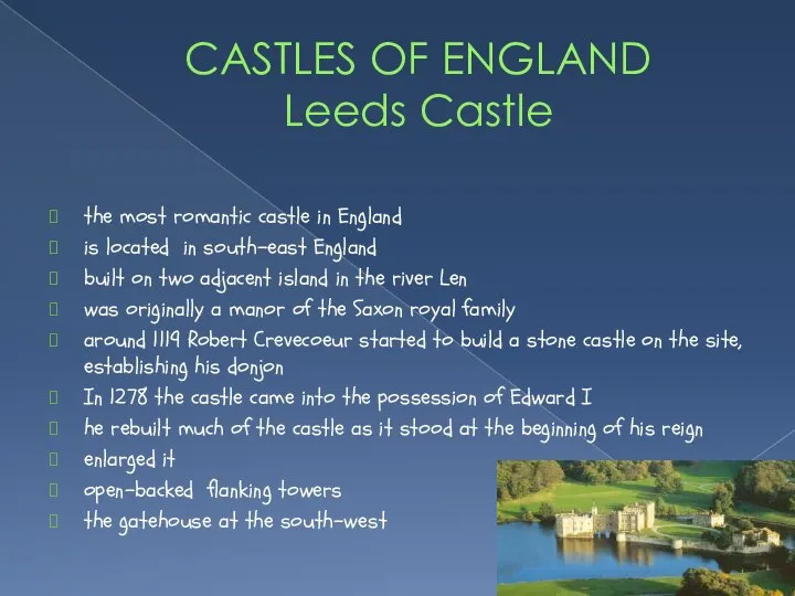 CASTLES OF ENGLAND Leeds Castle the most romantic castle in England