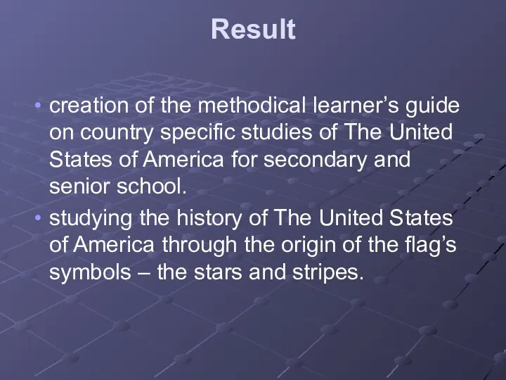 Result creation of the methodical learner’s guide on country specific studies