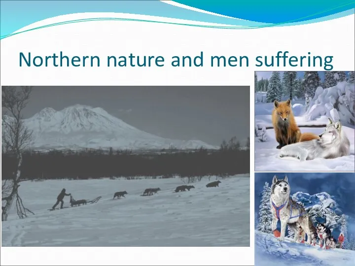 Northern nature and men suffering