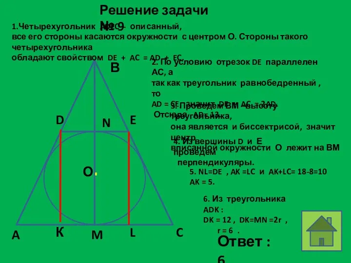 О В D N E M A C Решение задачи №