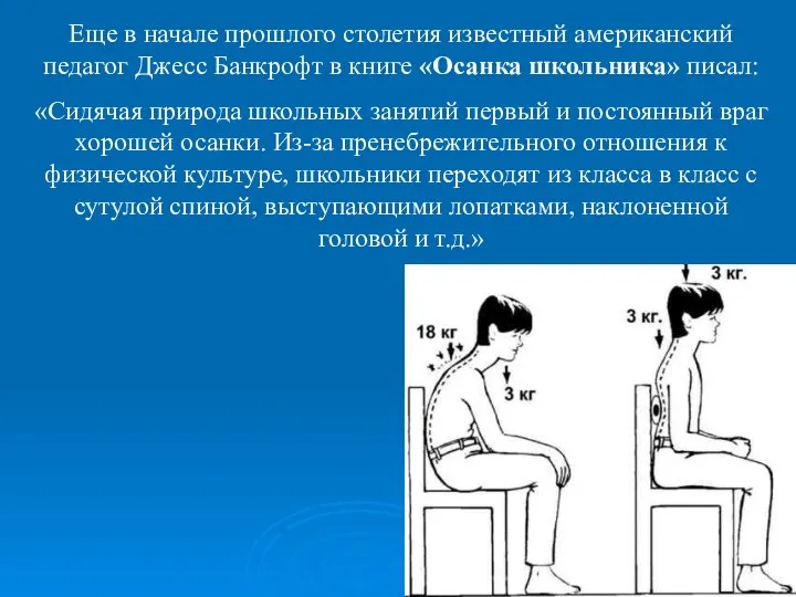 Еще в начале прошлого столетия известный американский педагог Джесс Банкрофт в