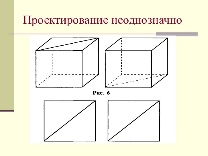 Проектирование неоднозначно