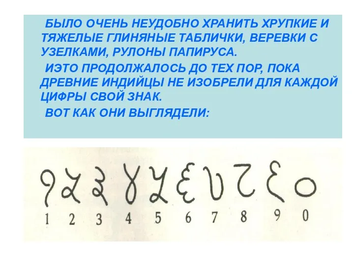 БЫЛО ОЧЕНЬ НЕУДОБНО ХРАНИТЬ ХРУПКИЕ И ТЯЖЕЛЫЕ ГЛИНЯНЫЕ ТАБЛИЧКИ, ВЕРЕВКИ С