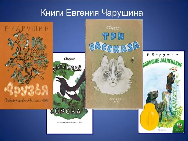 Книги Евгения Чарушина