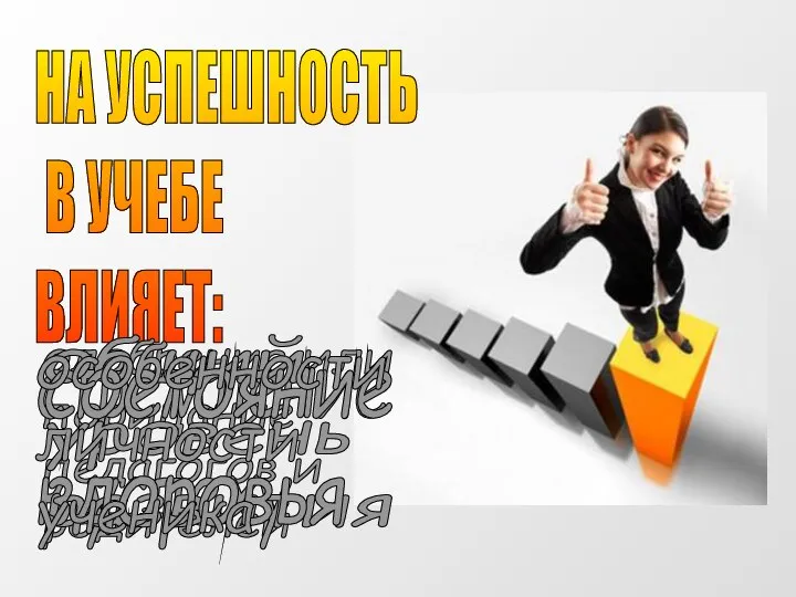 НА УСПЕШНОСТЬ В УЧЕБЕ ВЛИЯЕТ: одобрение или порицание педагогов и родителей