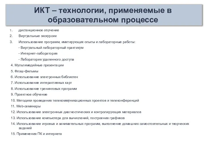 Дистанционное обучение Виртуальные экскурсии Использование программ, имитирующих опыты и лабораторные работы: