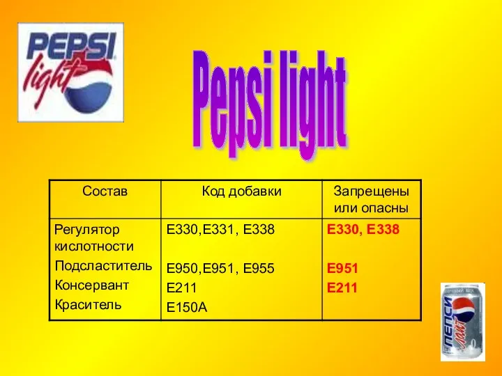 Pepsi light