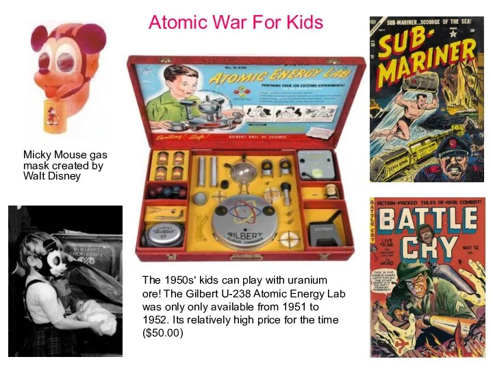 Atomic War For Kids The 1950s' kids can play with uranium