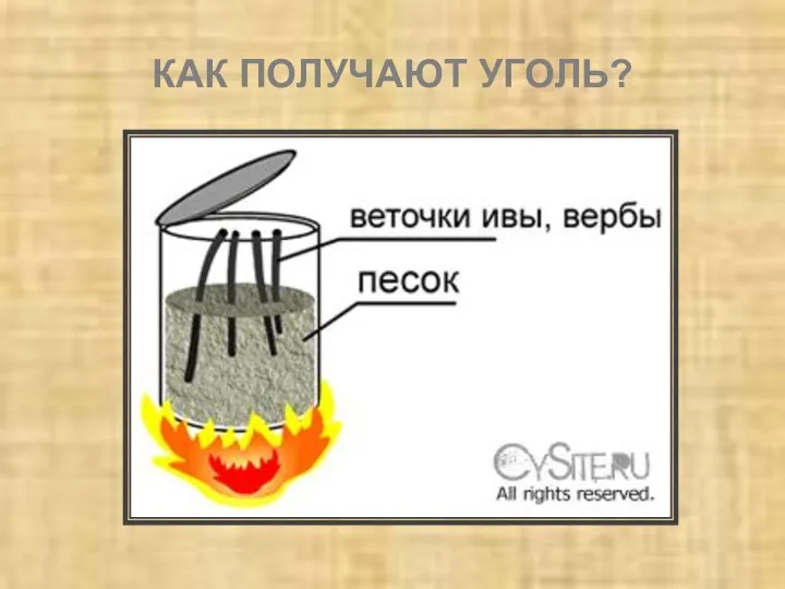 КАК ПОЛУЧАЮТ УГОЛЬ?