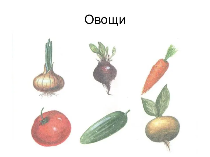 Овощи