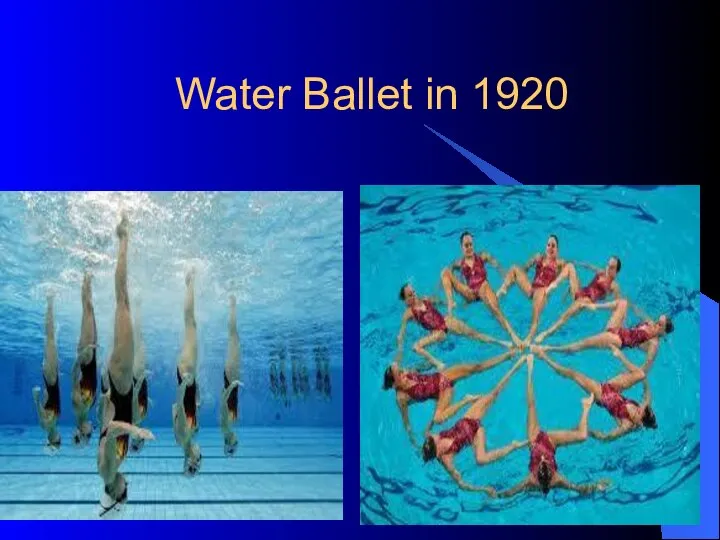 Water Ballet in 1920